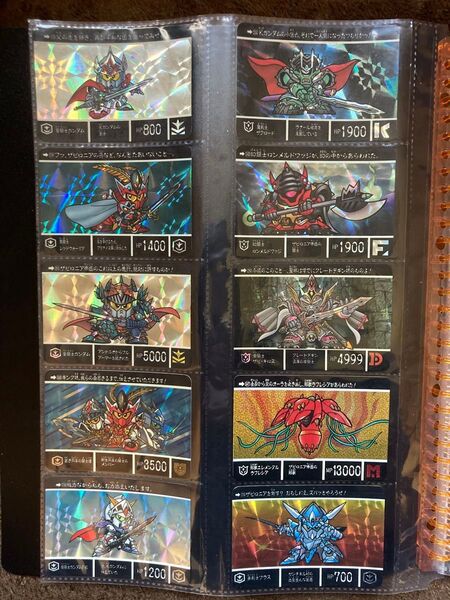 まとめ売り セット 当時物 SDガンダム外伝 カードダス キラ セット 円卓の騎士 編