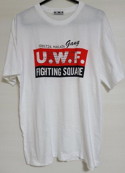 UWF 興行Tシャツ 89年 デッドストック 80's ヴィンテージ