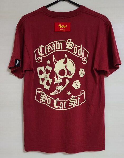 クリームソーダ Tシャツ ピンクドラゴン ロカビリー