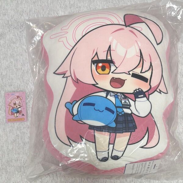 ブルーアーカイブ 韓国 シバラーメン コラボ 正規品ホシノ クッション 特典カードセット