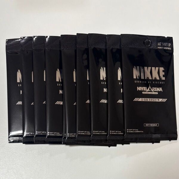 勝利の女神 NIKKE 韓国 NIVEL ARENA プロモーションカード 第3弾 10パックセット BT02