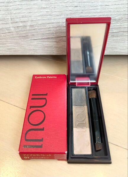インウイ INOUI アイブロウパレット 01 アッシュグレー