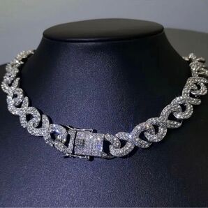 【限定モデル】ハイクオリティ Iced Out マイアミキューバンチェーン