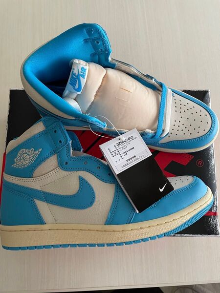 国内正規新品 27cm NIKE AIR JORDAN 1 High OG UNC Reimagined