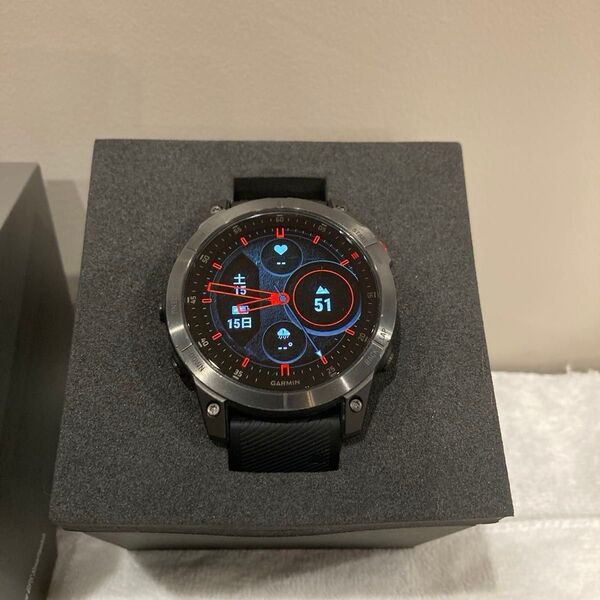 【最終値下げ】GARMIN EPIX Sapphire Carbon Gray DLC Ti/Black