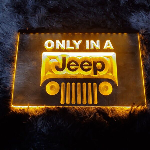 JEEP ジープ ネオン USB アメリカン雑貨
