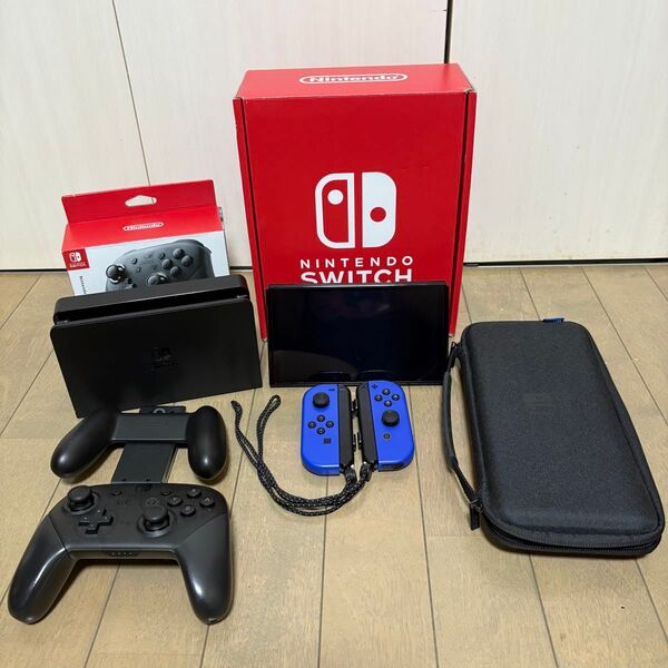 Nintendo Switch 有機EL 中古 SDカード256GB キャリングケース付