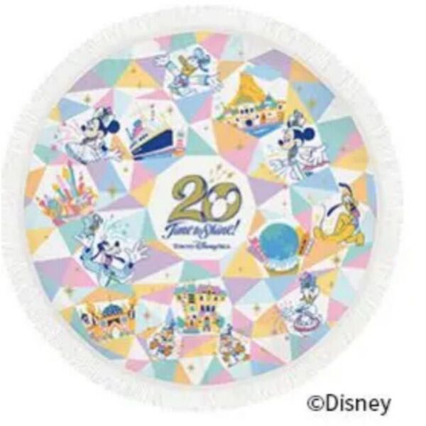 ◎ 【非売品】UCCオリジナル 東京ディズニーシー 20周年 サークルタオル