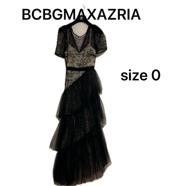 BCBGMAXAZRIA ロングドレス ブラック パーティドレス