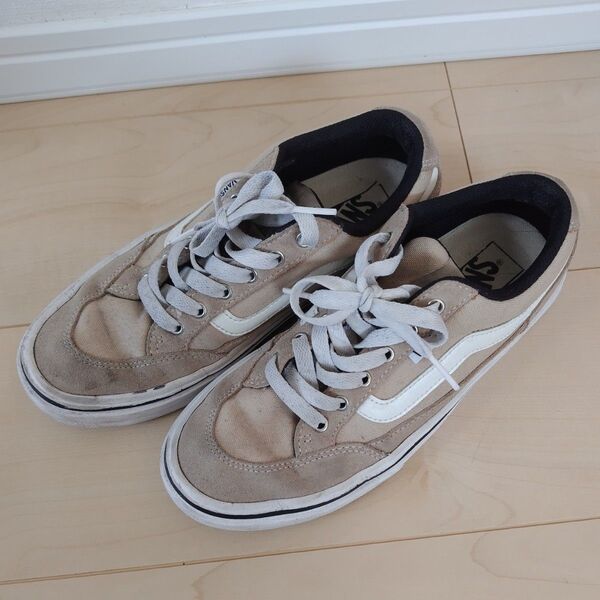 Vans ベージュ スニーカー 24cm ヴァンズ