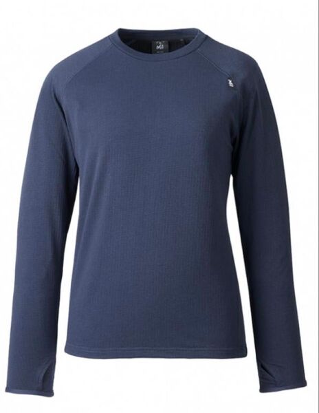 ミレー 丸首 アウトドア ドライグリッド クルー レディースM ネイビー MILLET 登山