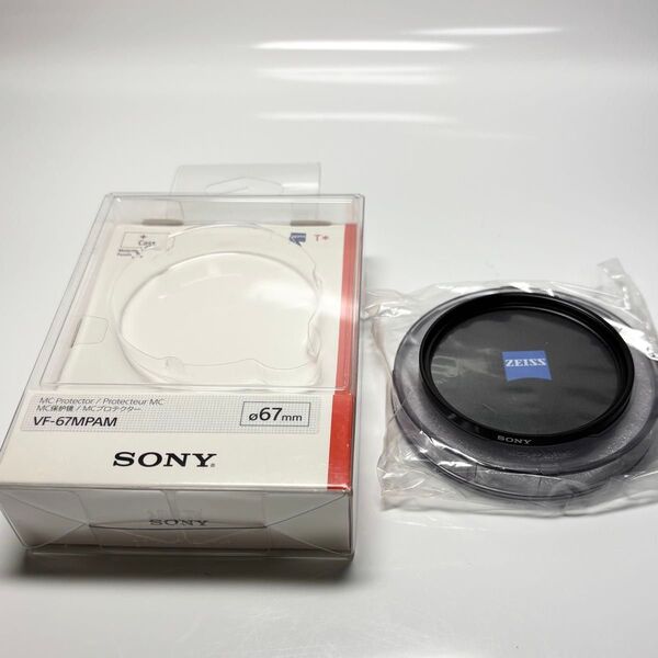 【美品】SONY MCプロテクター ZEISS 67mm VF-67MPAM レンズ保護フィルター