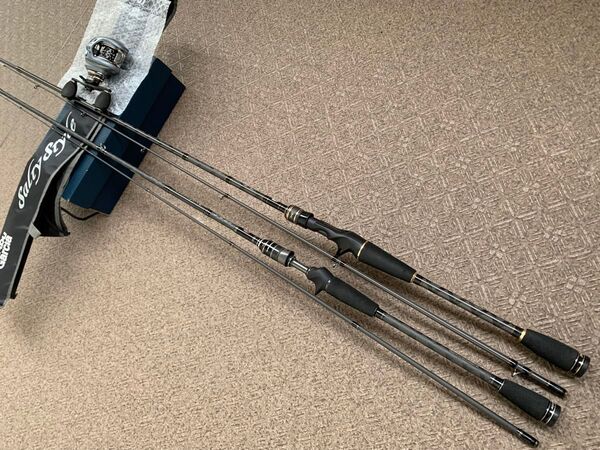 テイルウォーク:スーパーエラン73MGLレフト左ハンドル、アブガルシア:ソルティスタイルベイトフィネス、クロスフィールド全超美品