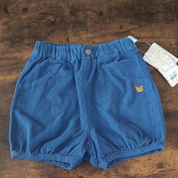 可愛い刺繍入り男児 ショートパンツ110新品未使用品タグ付き