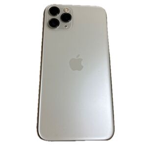Apple iPhone11pro64GBアップルアイフォーンイレブンプロシルバー美品バッテリー83%目立つ傷汚れなしケースもあり