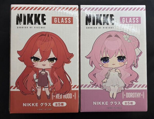 【タイクレ限定】 NIKKE ドロシー レッドフード グラス勝利の女神 ニケ グラス 2つセット