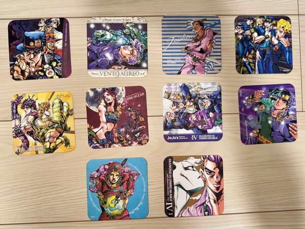非売品 ジョジョの奇妙な冒険 コースター10枚セット ジョジョ展