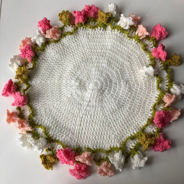 花束ブーケ(直径約50cm)編み物 結婚式 プレ花嫁 花束ブランケット 父の日ハンドメイド フラワー 毛糸