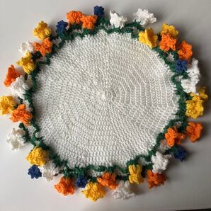 花束ブーケ(直径約50cm)編み物 結婚式 プレ花嫁 花束ブランケット 父の日 ハンドメイド
