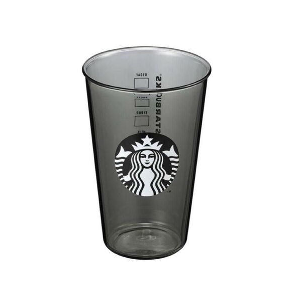 スターバックス STARBUCKS 韓国 グラスカップ ブラック 500ml