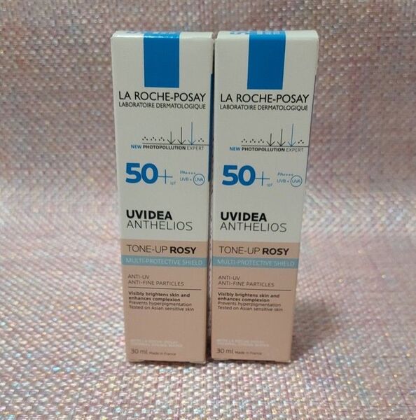 ラロッシュポゼ UVイデア XL プロテクショントーンアップ ローズ 化粧下地 日焼け止め 2本【新品/未開封品】