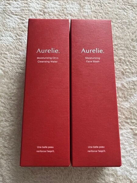 Aurelie モイスチャライジングオイルインクレンジングウォーター&フェイスウォッシュ 2本セット オレリー 洗顔料