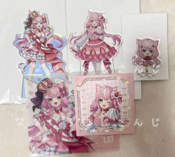 にじさんじ ヤンナリ アニカフェ 誕生日 アクリルスタンド アクスタ クリア色紙 ましかくカード