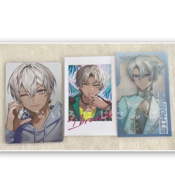 にじさんじ イブラヒム チェキ風カード イラストカード クリアカード にじそうさく