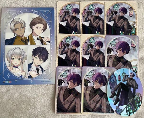 にじさんじ 剣持刀也 7周年 ARTコレクションカード ステッカー os特典