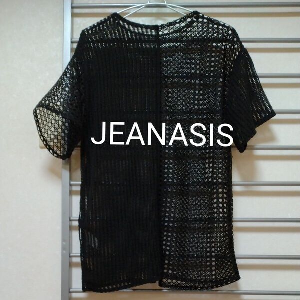 JEANASIS キリカエメッシュ カットソー Tシャツ