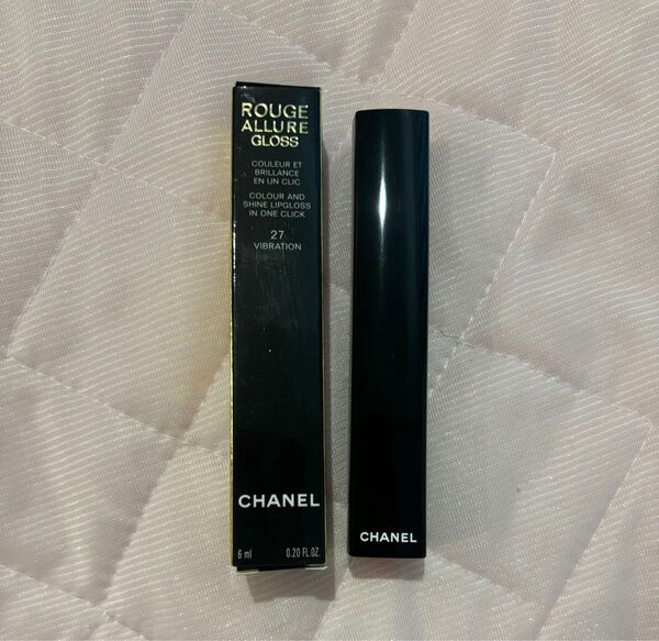新品未使用 CHANEL リップグロス ルージュ アリュール グロス クリック 27 ヴィブラシオン