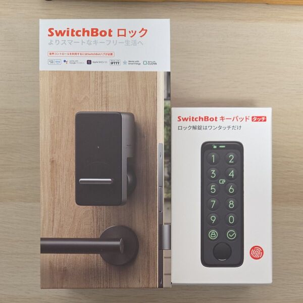 スイッチボット スマートロック SwitchBot 指紋認証パッド セット キーパッドタッチ