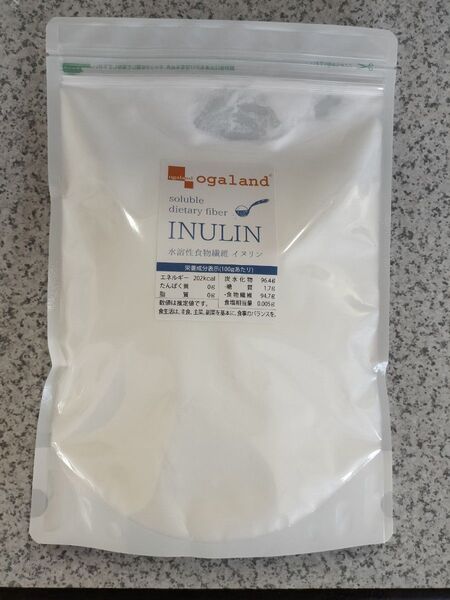 オーガランド イヌリン 500g 食物繊維 匿名配送
