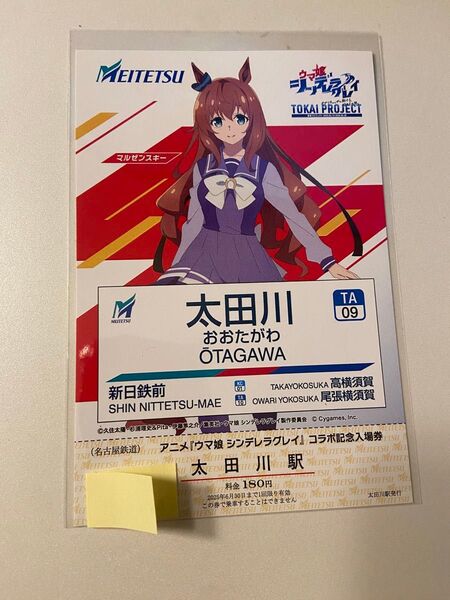 ウマ娘 シンデレラグレイ コラボポストカード 太田川駅 マルゼンスキー