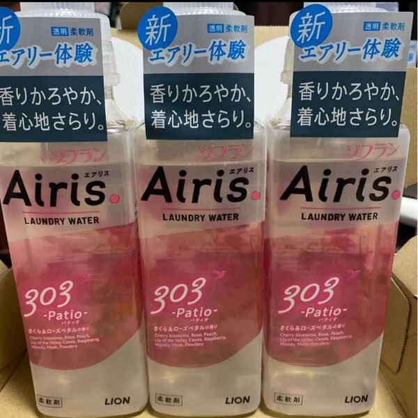 エアリス さくら&ローズペタルの香り 本体480ml×3本