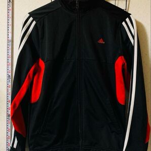 adidas アディダス ジャージジャケット スポーツウェア ジップアップ トレーニングウェア 160 子供服 サッカーウェア