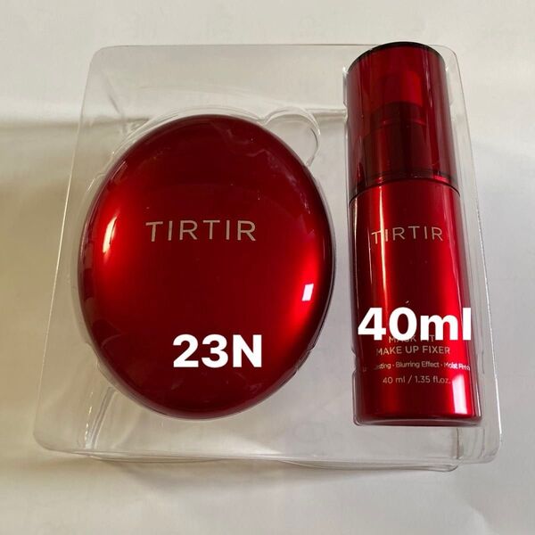 ティルティル レッドクッション23N/フィクサー40ml 韓国コスメ