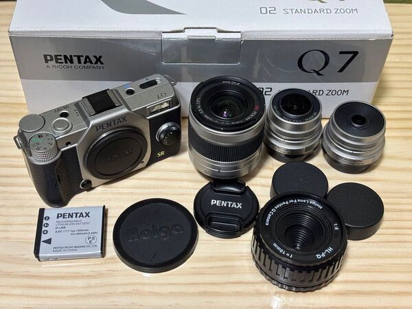 PENTAX Q7 02standardズームキット /03フィッシュアイ/04TOYレンズWIDE/holga