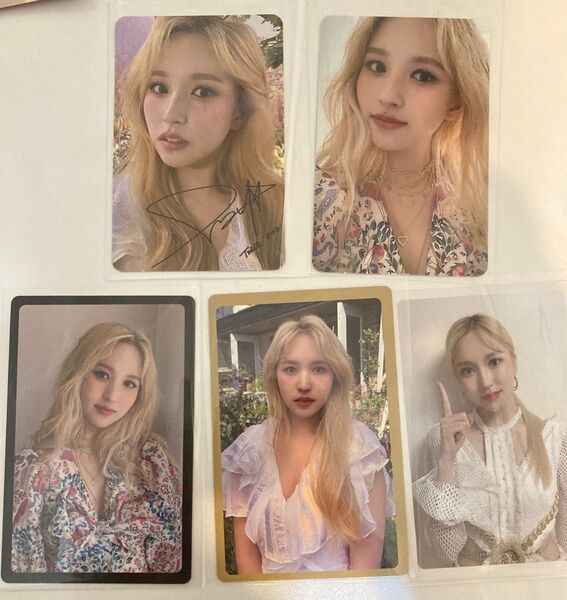 TWICE トワイス ミナ MINA 公式 トレカ トレーディングカード ① トレカセット グッズセット