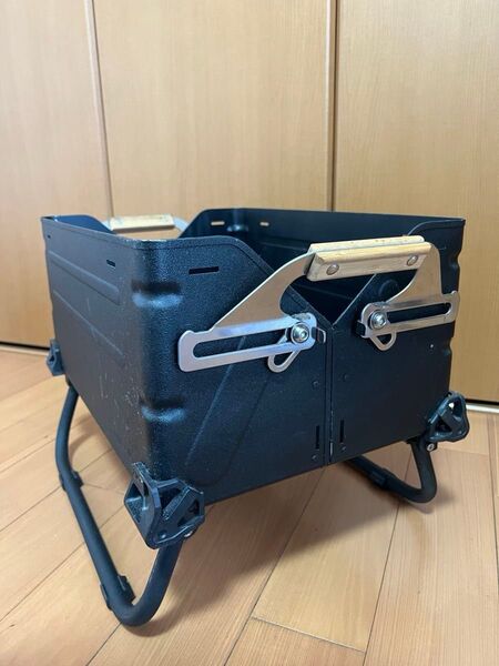 スノーピーク シェルフコンテナ25 シェルコンレッグ ブラック塗装 majikiri黒