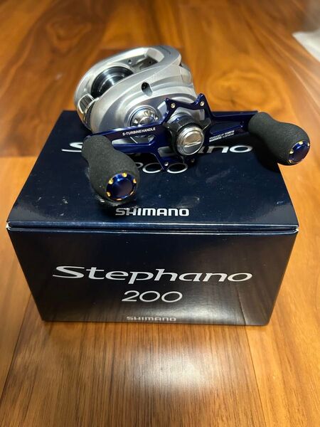 【最終値下げ】シマノ ステファーノ 200 夢屋タービンハンドル付き 美品