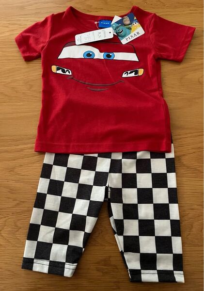 カーズ マックイーン セットアップ 普段着 半袖パジャマ 90サイズ