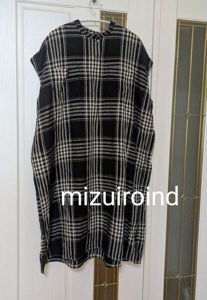 mizuiroind ミズイロインド リネンワンピース