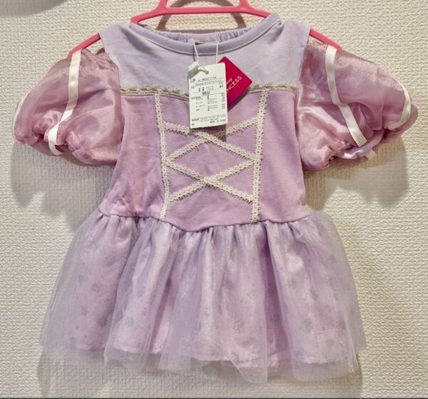 新品 petit main ラプンツェル なりきりカットチュニック 90
