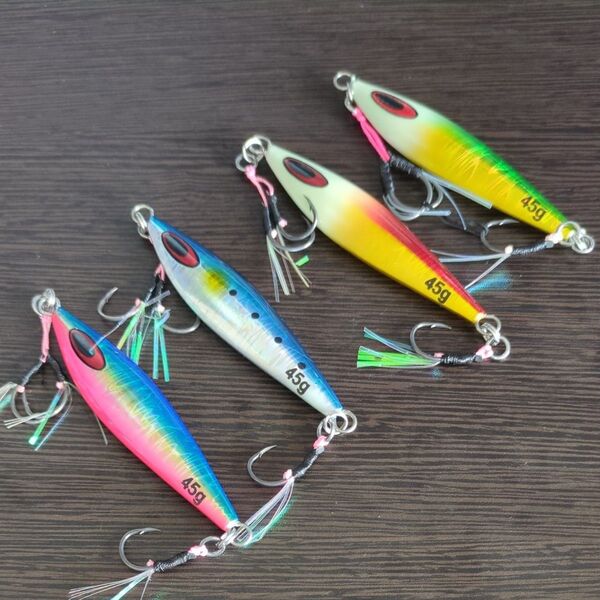 ソルティガFKジグ SLJ 45g 4本セット 未使用品