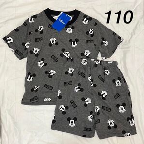110 セットアップ ドナルド ディズニー littc しまむら ミッキー 半袖