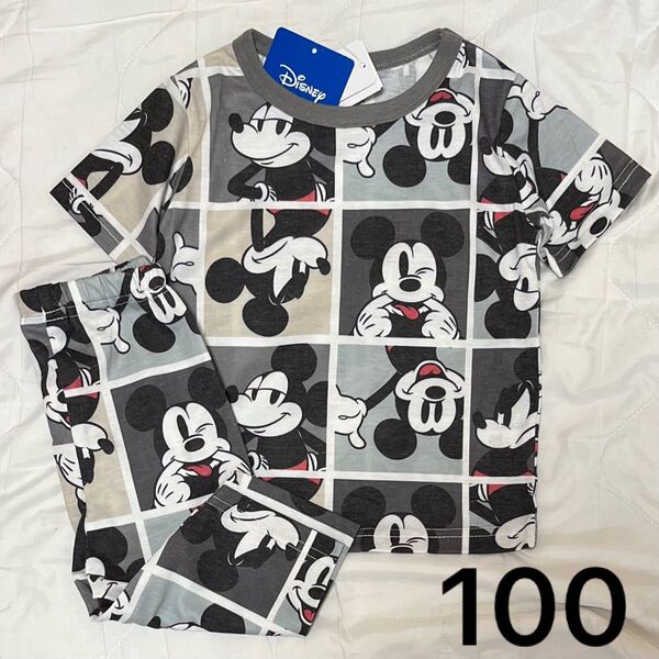 100 セットアップ ドナルド ディズニー littc しまむら ミッキー 半袖