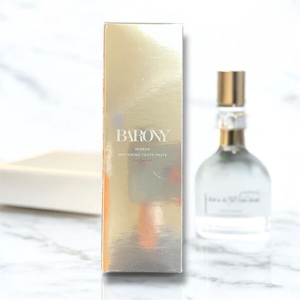 【新品・匿名配送・即購入可】バロニー ミラー ホワイトニングトゥースペースト 50g 歯磨き粉 ジェルハミガキ オーラルケア