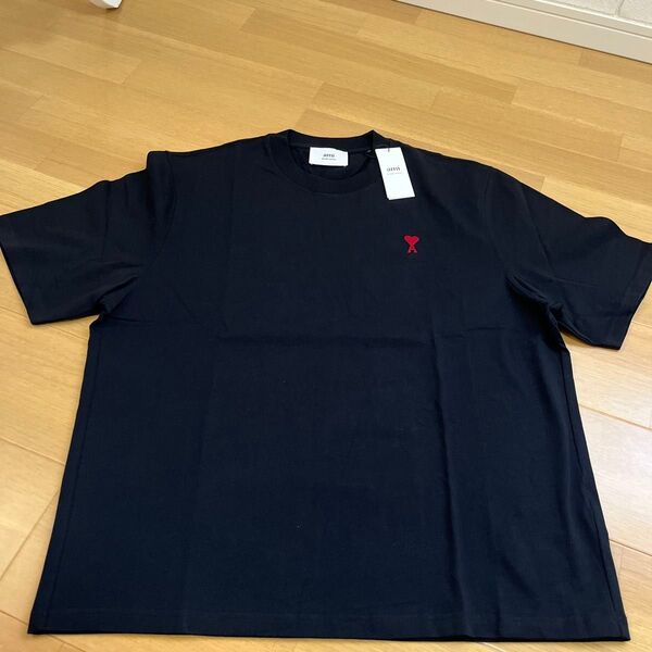 アミパリス Ami Paris 新品 メンズ L オーバーサイズ ハート刺繍 Tシャツ