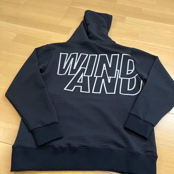 ウィンダンシー WIND&SEA Lサイズ パーカー フーディー 反射プリント 1回着
